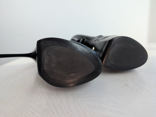 Carrie LaChance Autographed 6" Black High Heel Boots 2 COA GBB1