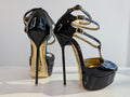 Carrie LaChance Autographed 6" Black High Heels 2 COA LMBDB