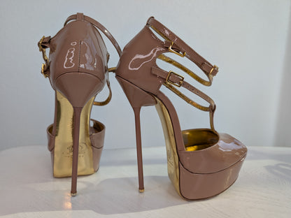 Carrie LaChance Autographed 6" Nude High Heels 1 COA LMBDN