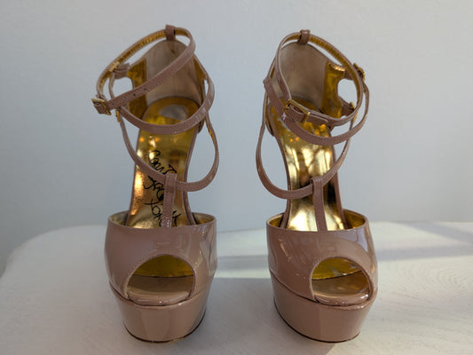 Carrie LaChance Autographed 6" Nude High Heels 2 COA LMBDN