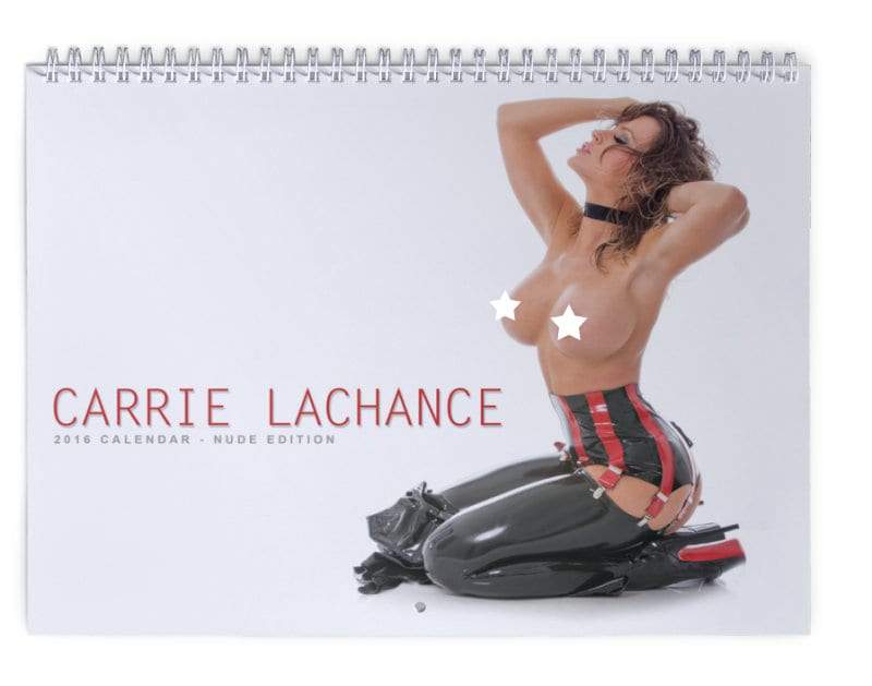 Carrie LaChance Autographed Calendar 2016 NUDE